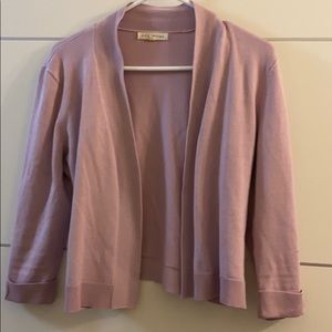 Lilac cardigan, really comfy